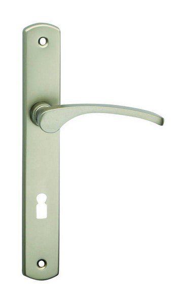 Kování interiérové LAURA klika/klika 72 mm klíč nerezový elox F9 - Kliky, okenní a dveřní kování, panty Kování dveřní Kování dveřní mezip. hliník, bez PÚ